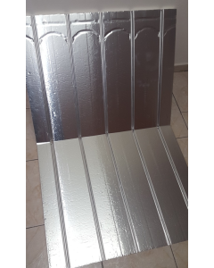 Panel izolační pro suchý systém podlahového vytápění, EPS S300 s hliníkovou fólií, pro potrubí 16x2 mm, h 17 mm